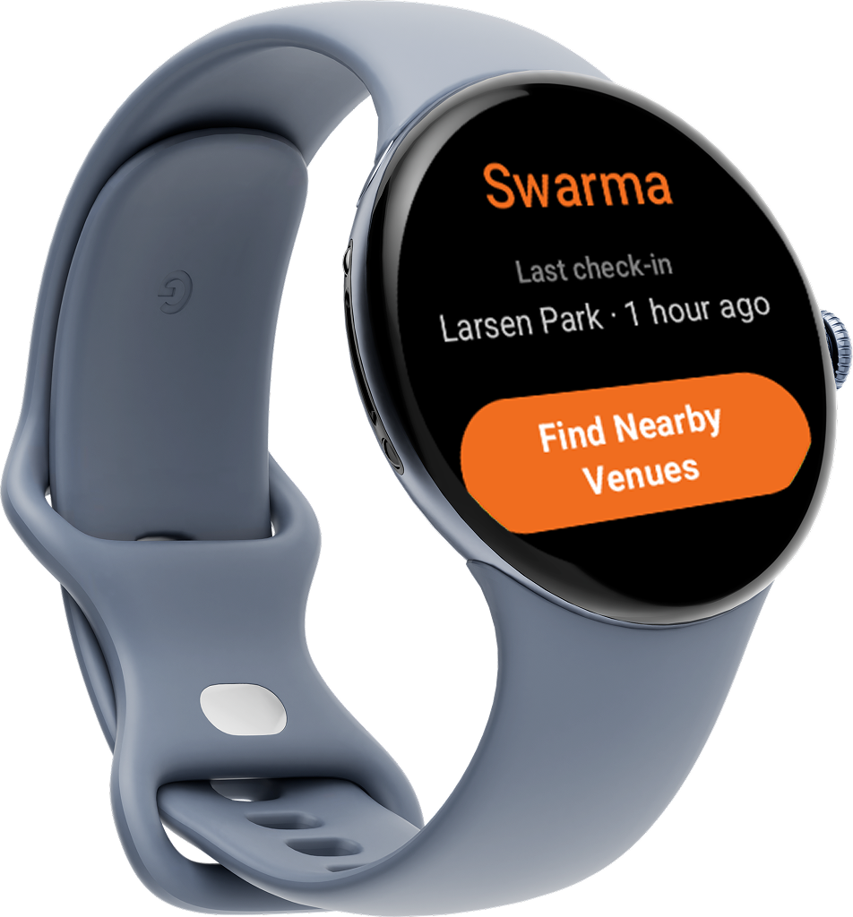 Swarma on Pixel Watch