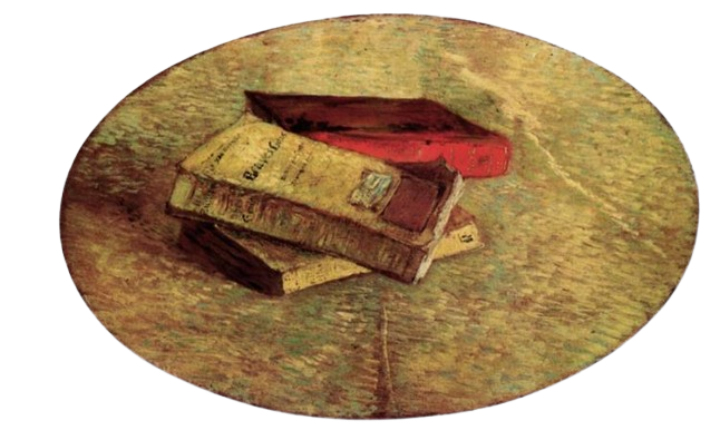 Still Life with Three Books - Vincent van Gogh, 1887